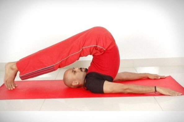plow pose for potency