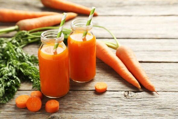 carrot juice to increase potency