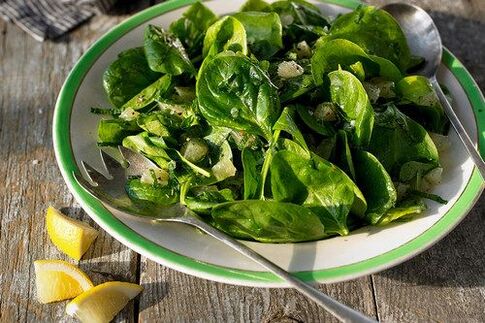 spinach to increase potency